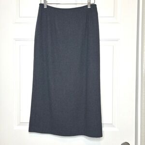 Le Suit Petite Pencil Skirt Dark Gray Career Work‎ Office Size 10P